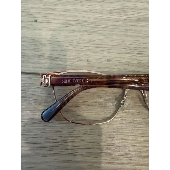 NINE WEST NW8014 608 Purple Gradient 51-15-140 Eyeglass Frames Flex Hinges - Picture 4 of 5